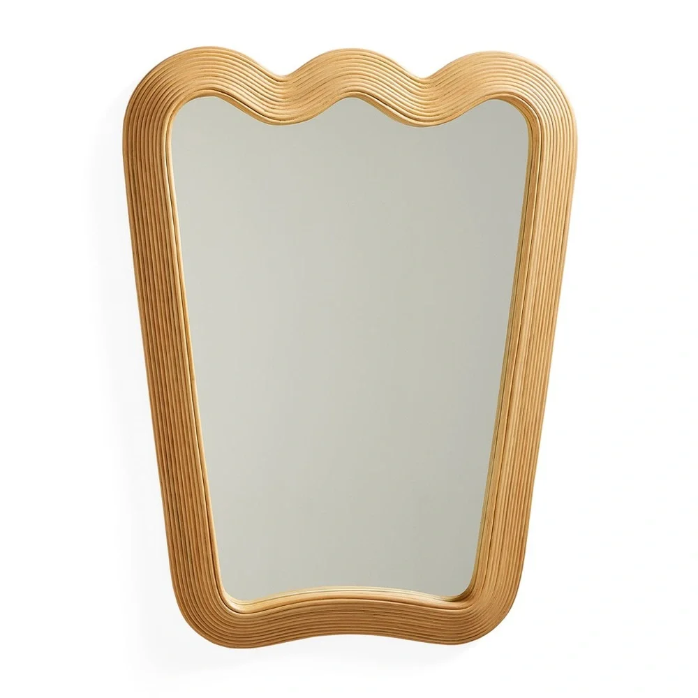 Jonathan Adler Riviera Ripple Flat Wall Mirror